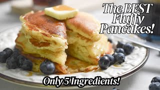 Pancakes with Self Rising Flour- Only 5 Ingredients!