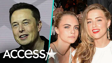 Elon Musk Denies Threesome With Amber Heard & Cara Delevingne