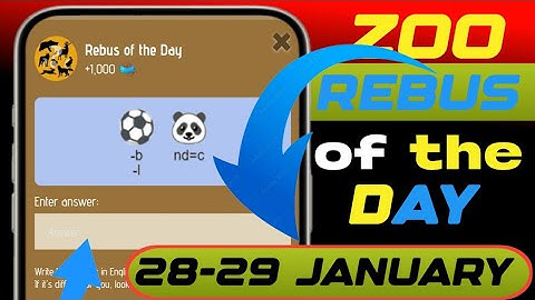 zoo rebus of the day 28-29 january | 28-29 January zoo rebus of the day | rebus #zoorebusoftheday