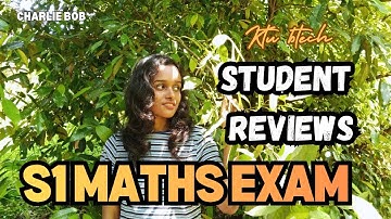 KTU Btech S1 Maths Exam Students Reviews|Was it tough❗First sem Exam experience|Charlie Bob
