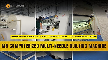 Computerized Multi-Needle Quilting Machine M5 | High-Speed Precision Servo Motor Quilting System