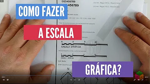 Como se faz uma escala gráfica?