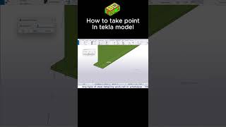 How to take point in tekla structure #engineering