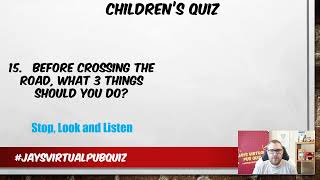 Jay's Virtual Quiz Live! Children's Edition 11