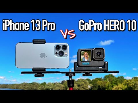 GoPro HERO 10 Black VS iPhone 13 Pro Camera Comparison!