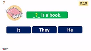 Personal Pronouns Quiz for Kids (he, she, it, they) screenshot 5