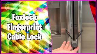 Lock Up Your Fridge? Foxlock Fingerprint Cable Lock || MumblesVideos Product Review