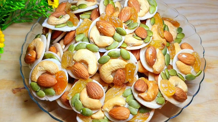 BÁNH ĐỒNG TIỀN MIX HẠT - Cách làm bánh Đồng Tiền Hạt Thập Cẩm  đẹp mắt đón TẾT cực dễ