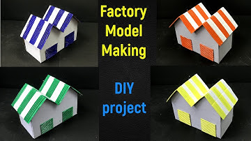factory model making - factory model with cardboard - factory model project - diyas funplay