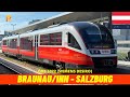 Cab Ride Braunau am Inn - Salzburg Taxham Europark (ÖBB, Austria, April 2025) train driver's view 4K