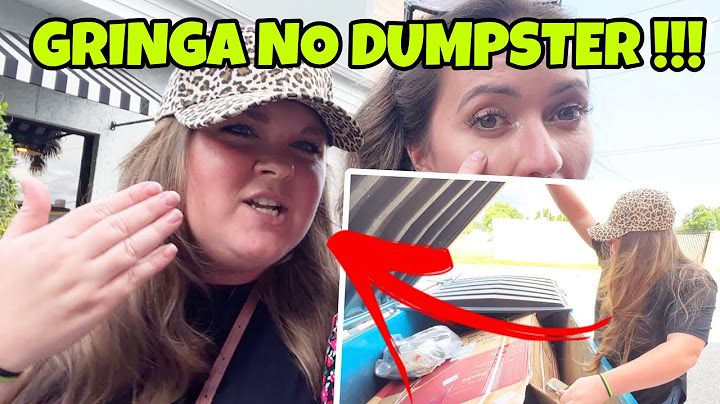 LEVEI UMA AMERICANA NO DUMPSTER!! PRIMEIRA VEZ DELA!