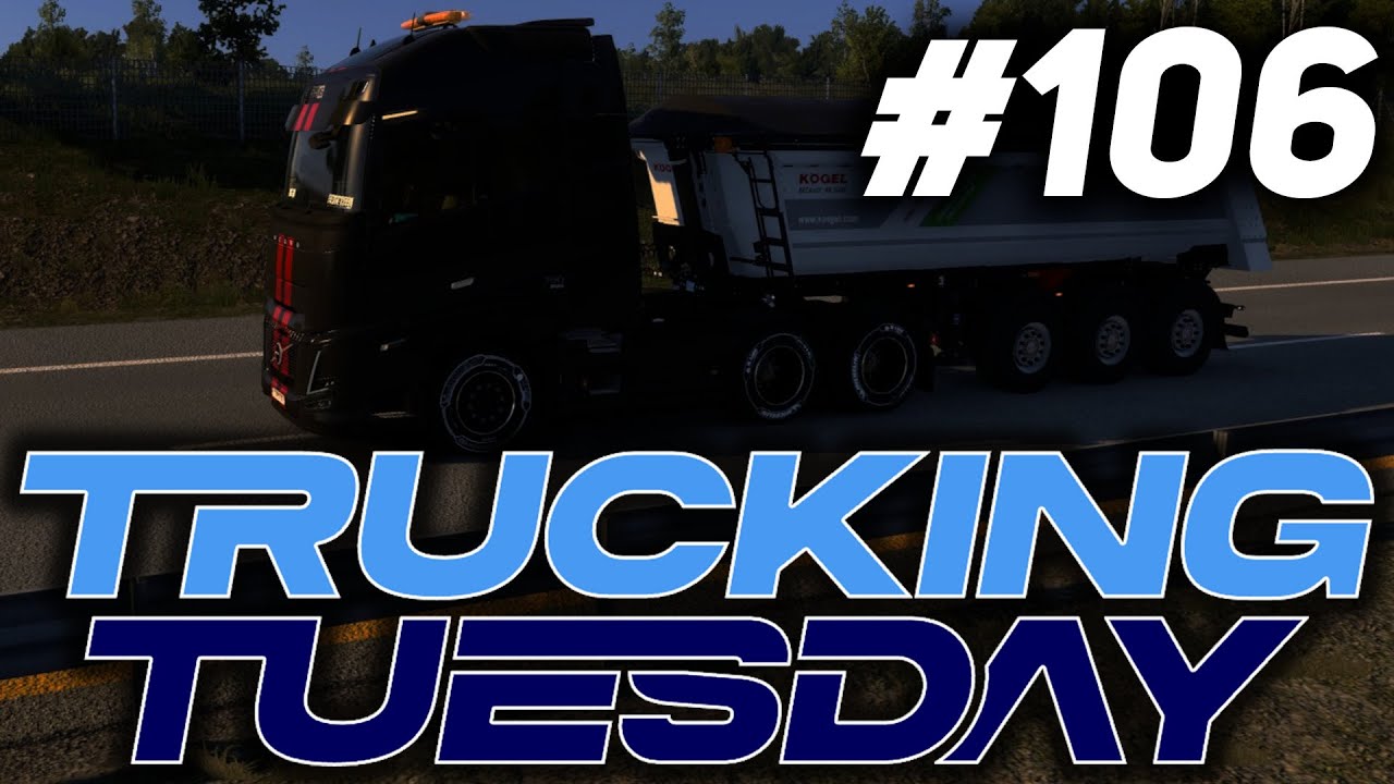 Hamar to Trodheim to Lillehammer - Trucking Tuesday #106 [ETS2] [PC]