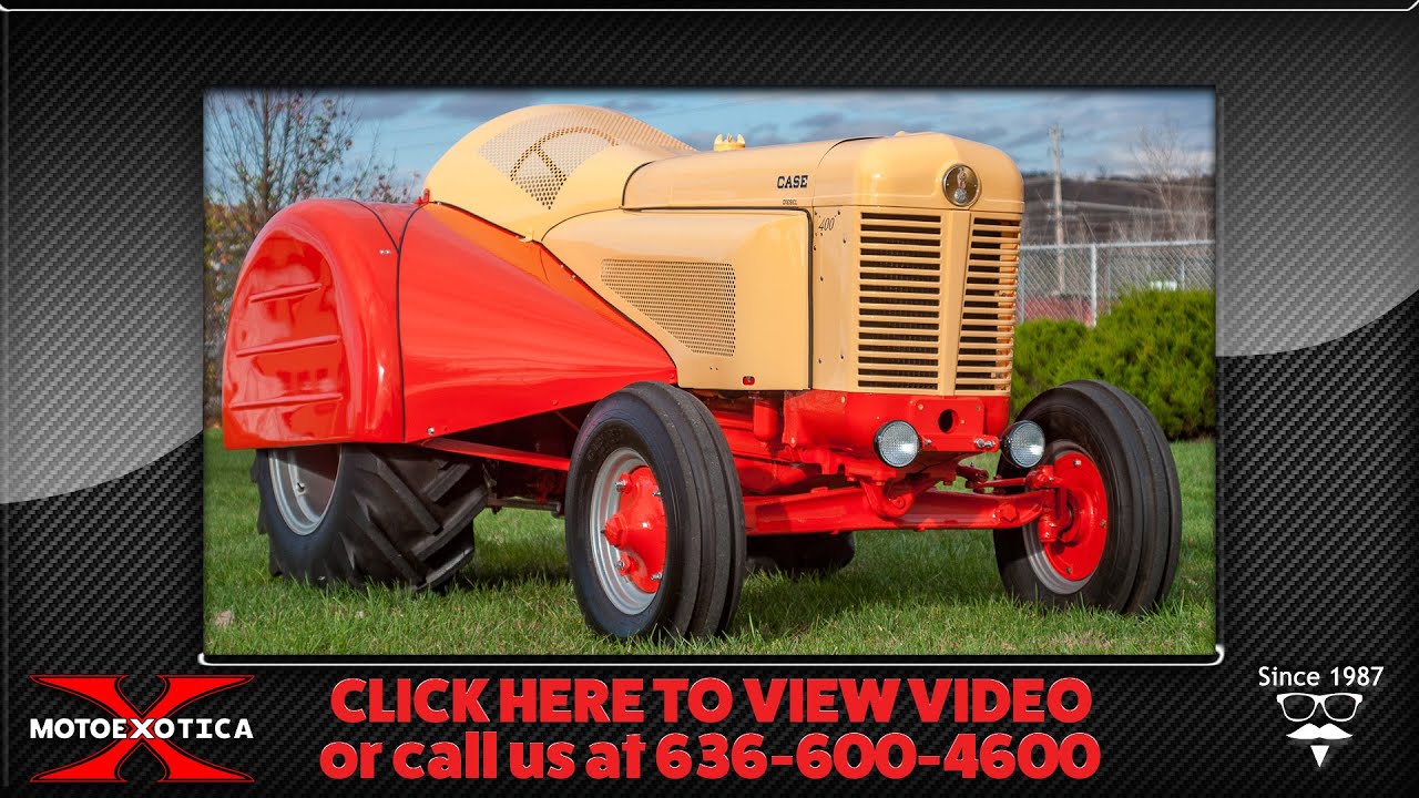 1956 Case 400 Orchard Tractor -- SOLD - YouTube