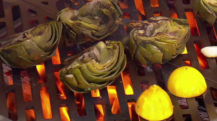 Steven Raichlen's Wood-Grilled Artichokes on the K...