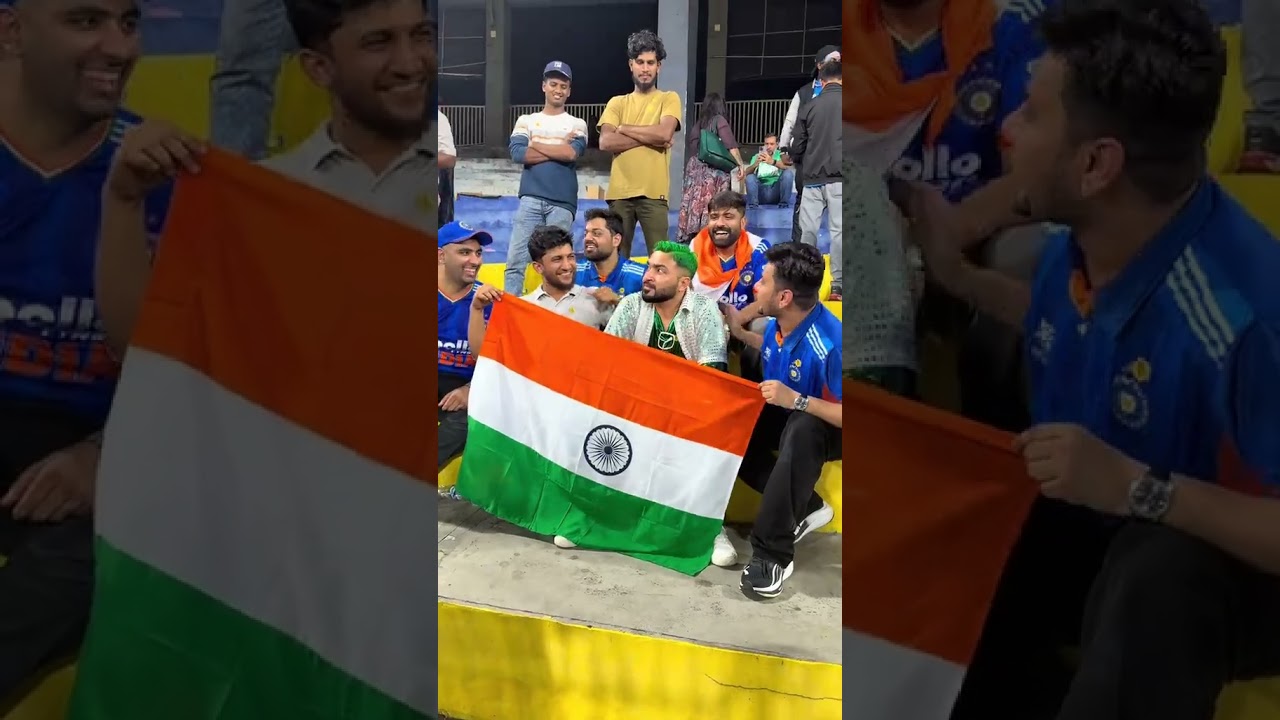 Indian fans teased Pakistan fan 🤯 