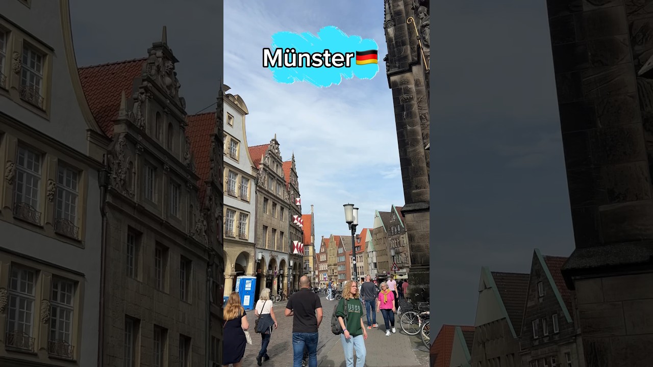 Красивый центр нам понравился 😍🇩🇪 Münster 