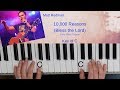 10,000 Reasons -Easy Piano Tutorial-Key of C