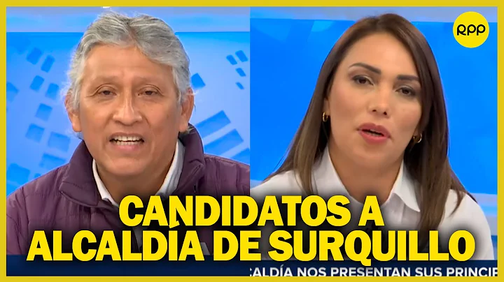 ELECCIONES MUNICIPALES: Cintia Loayza y Johnny Fer...