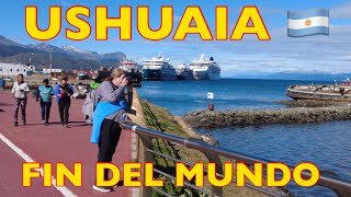 [4K] Paseo por Ushuaia ( Fin del Mundo ) / Virtual Walking tour  Tierra del Fuego  Argentina