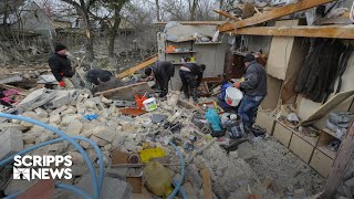 Russian missile barrage slams into cities across Ukraine