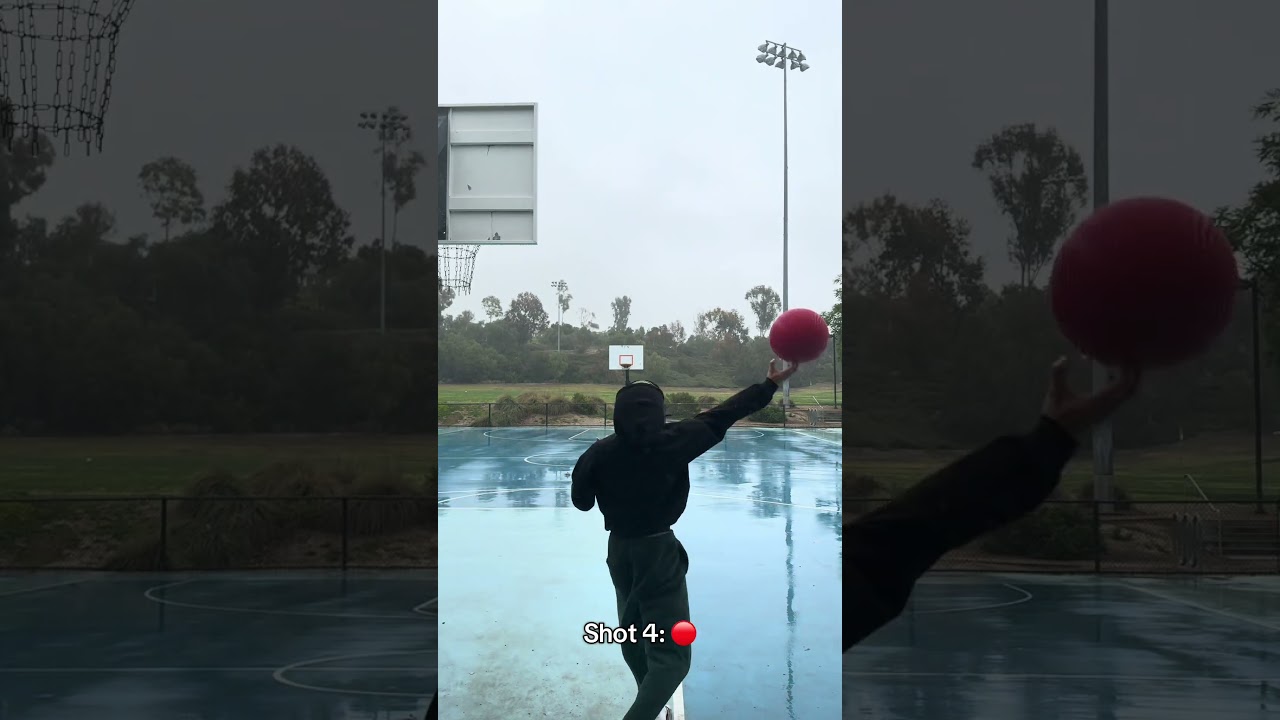 🥏 10 Ball Blindfolded Fullcourt Challenge Day 32 🔴 