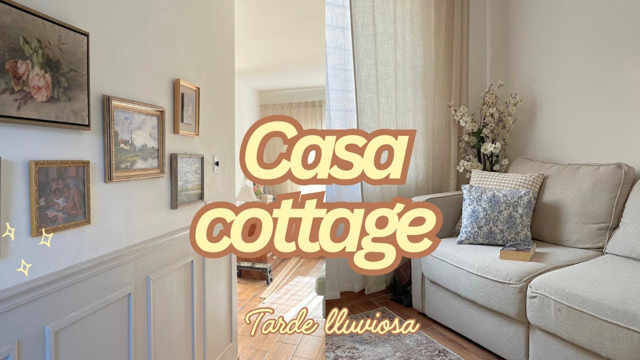 Tarde lluviosa en casa estilo cottage 🏡 vida hogareña 🌷