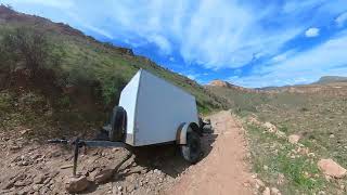 Steep Rocky-Broke A Trailer Axle On Walnut Canyon