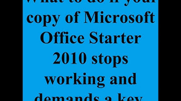 Fix Microsoft Office Starter 2010 When Your Documents Are Locked and Won