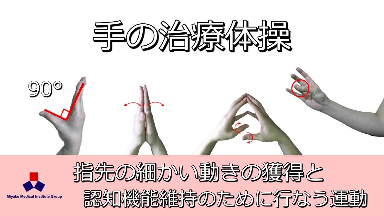 手の治療体操　～指先の動きの獲得と認知機能の維持・向上のために～