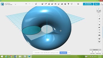 Revolve Tool - 123D Design