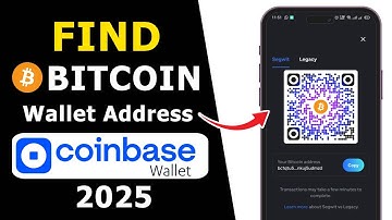 How to Find & Copy Bitcoin Wallet Address on Coinbase Wallet with QR Code