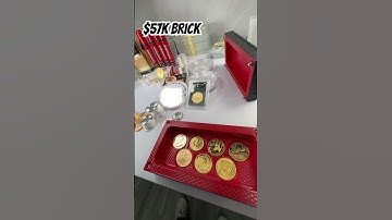 $57k black widow brick. GorillaProCustoms.com #stacker #silver #24ktgold #gold #gorillaprocustoms