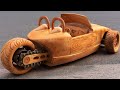 Amazing WoodWorking Skills - DIY Vanderhall Carmel Car Wooden - Amazing Woodworking Project
