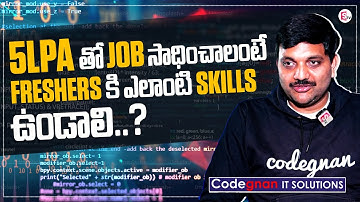 How Freshers Crack 5 LPA Jobs in MNC Companies | Codegnan Success Guide