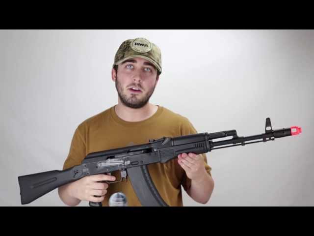 New KWA AK74M Gas Blowback Rifle - Airsoft Review - YouTube