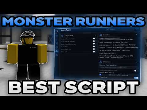 Monster Runners Script thumbnail