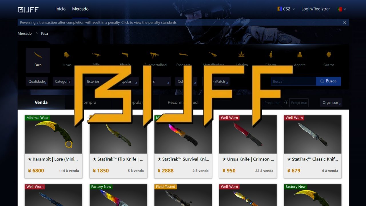 💣 A volta do BUFF.163 | Panorama sobre COMPRA e VENDA de Skins de CS2 ...