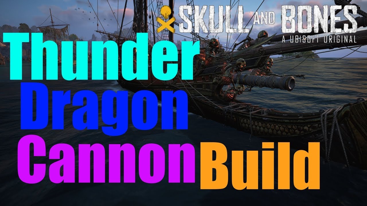 Сборка бригантины Skull and Bones Thunder Dragon Demi Cannon! 