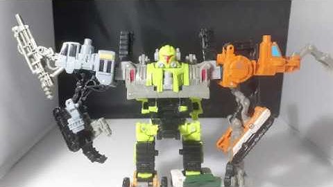 Transformers Stop Motion (Power Core Combiner Steamhammer combination)