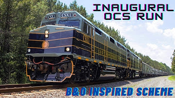 CSX P00105 Screams Up The A-Line With Fresh B&O Inspired CSXT 1 & CSXT 2 On Their Inaugural OCS Run