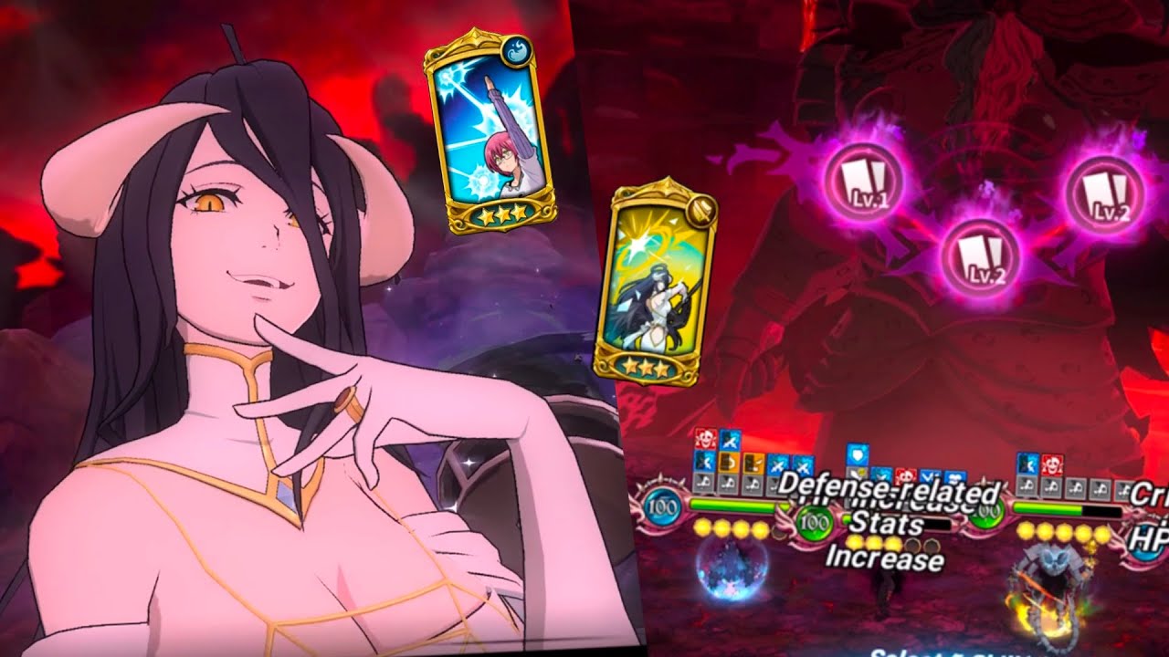 WILD BUFF + ALBEDO DOLE OUT MANIACAL Damage Against HELL Demon King ...