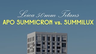 Leica 50mm APO SUMMICRON vs. SUMMILUX | Same but different
In this video I am shooting the Leica 50mm APO Summicron #50mmaposummicron and 50mm Summilux #50mmsummilux on a Leica #leica SL to get a feeling for their look in real world scenarios. I would be curious to learn if you knew about the differences that I highlighted in this video between these two lenses. I learned a lot while shooting this video and now it is clear to me that between the APO Summicron and the Summilux the max aperture is not the main distinguishing factor.
I did this video out of personal curiosity as well as popular demand after I released my video on the 50mm APO Summicron on digital vs. analog. Many of you wanted to know what the difference to the Summilux is.
Leica 50mm APO Summicron - Analog vs. Digital: https://youtu.be/OF9U3PUfEi0
Gilles Instagram: https://www.instagram.com/brainspammer/
Instagram: https://www.instagram.com/the_m_photo/
Facebook: https://www.facebook.com/the.m.photo3025/
Support my channel by buying me a coffee ☕: https://buymeacoffee.com/the_m_photo
This video is not sponsored!
I hope you enjoy the video and would be interested in your opinion in the comments below.
I you liked the video and want to see more please subscribe to my channel, press the like button and/or leave a comment. Leica 50mm APO SUMMICRON vs. SUMMILUX | Same but different