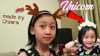 Melatih ketrampilan Belajar membuat bando Unicorn 🦄Sendiri dari bah...