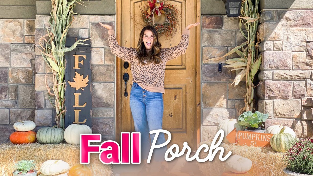 FALL PORCH DECORATE WITH ME | DECORATE WITH ME | FALL DECOR