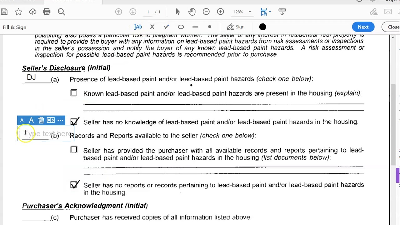How to Fill out the Lead paint disclosure in NY YouTube