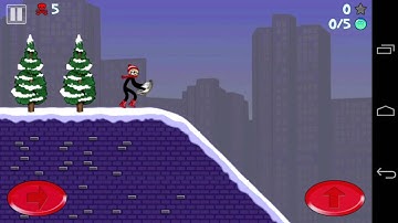 Stickman Snowboarder Free Android App Review - CrazyMikesapps