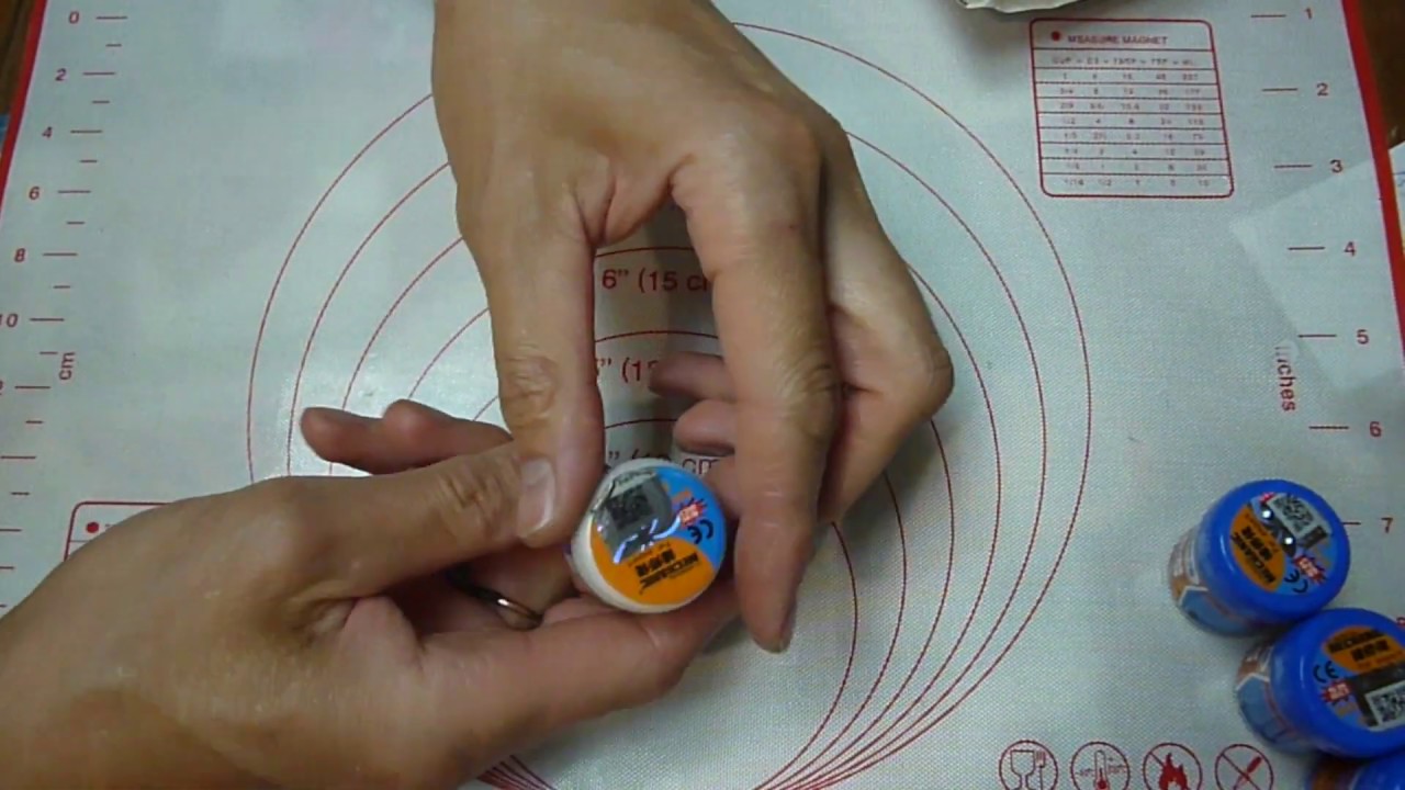 паяльная паста Механик XG-50 - YouTube