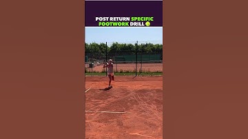 GREAT POST RETURN FOOTWORK DRILL #tennis #shorts