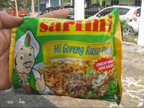Indonesian Food Review 168 Sarimi Mi Goreng Rasa Pecel BR TiVi 3234 MVI 3385