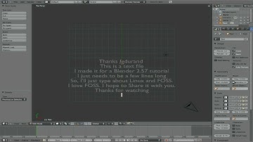 Import Text Files into Blender 2.5   Blender 3D   Linux